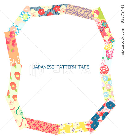 日本圖案遮蔽膠帶框架 93378441