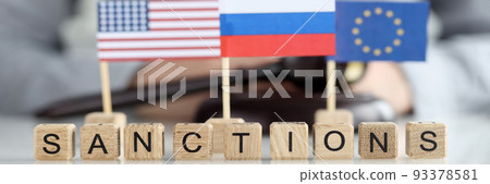 Imposition of sanctions by European Union and America against aggressor Russia Imposition of sanctions by European Union and America against aggressor Russia 93378581