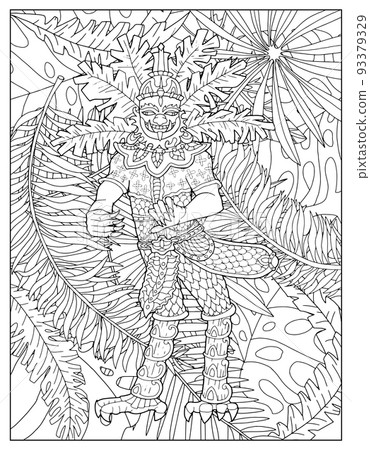 thailand coloring pages