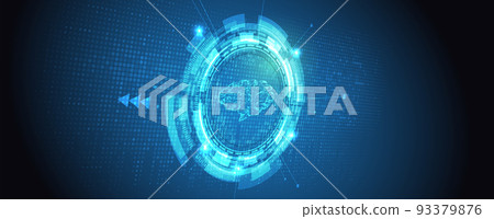 Abstract Artificial intelligence. Cloud computing. Machine learning. Technology web background. Virtual concept Abstract Artificial intelligence. Cloud computing. Machine learning. Technology web background. Virtual concept 93379876