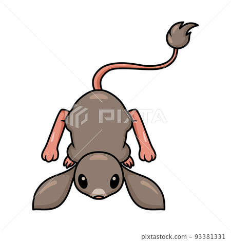 Cute little jerboa cartoon character	 Cute little jerboa cartoon character	 93381331