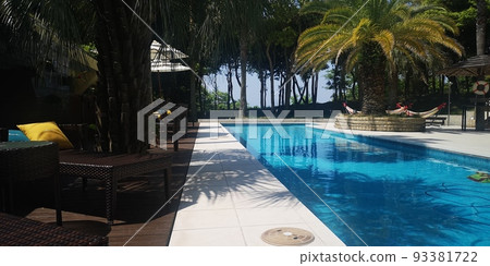 Midsummer hotel poolside 93381722