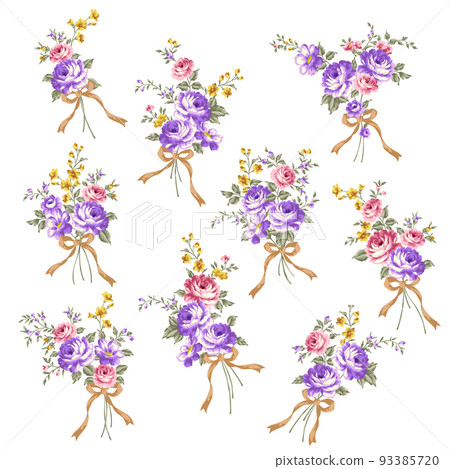 Beautiful and cute rose material collection, Beautiful and cute rose material collection, 93385720