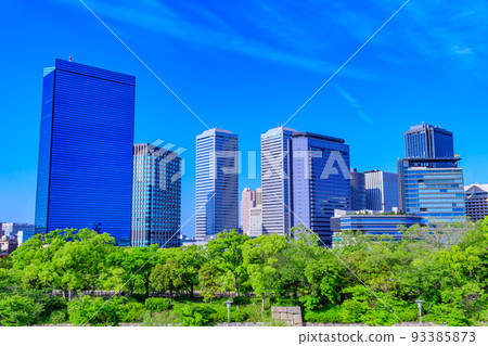 [Urban landscape of Osaka] Scenery in the direction of Osaka Business Park 93385873