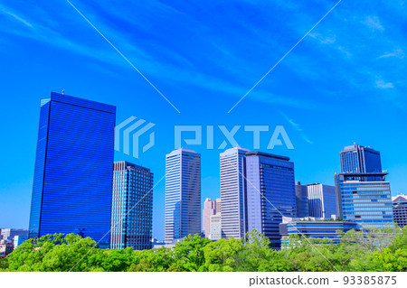[Urban landscape of Osaka] Scenery in the direction of Osaka Business Park 93385875