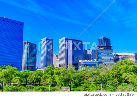 [Urban landscape of Osaka] Scenery in the direction of Osaka Business Park 93385889