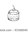 scones sketch 93388040
