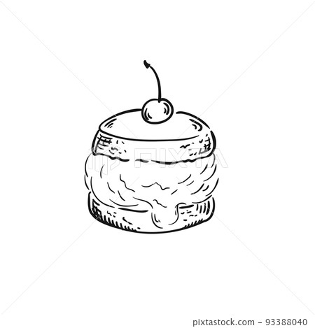 scones sketch 93388040