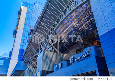 [Urban scenery of Kyoto] Urban scenery around Kyoto Station 93388198