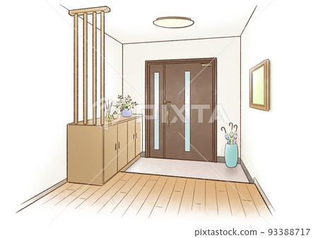 獨立屋的入口(內景) 獨立屋的入口(內景) 93388717