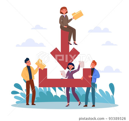 File uploading, computer technologies for copying information in web networks. Transferring documents and multimedia, tiny business people and huge sign. Vector cartoon flat concept File uploading, computer technologies for copying information in web networks. Transferring documents and multimedia, tiny business people and huge sign. Vector cartoon flat concept 93389326