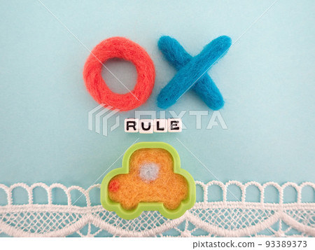 Car and rule words, ◯ and ✖️ correct and incorrect answers traffic rules Car and rule words, ◯ and ✖️ correct and incorrect answers traffic rules 93389373