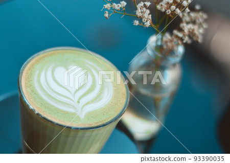 Take a break with matcha latte Take a break with matcha latte 93390035