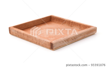Empty wooden packaging tray Empty wooden packaging tray 93391876