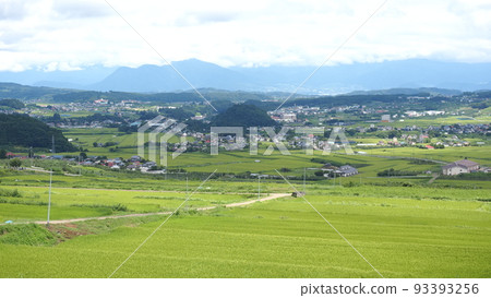 Shinshu Iizuna town in summer Shinshu Iizuna town in summer 93393256