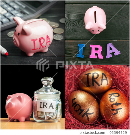IRA. Retirement plans 93394529
