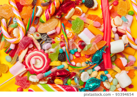 Different colorful fruit candy 93394654