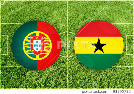 Portugal vs Ghana football match 93395723