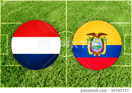 Netherlands vs Ecuador football match 93395727