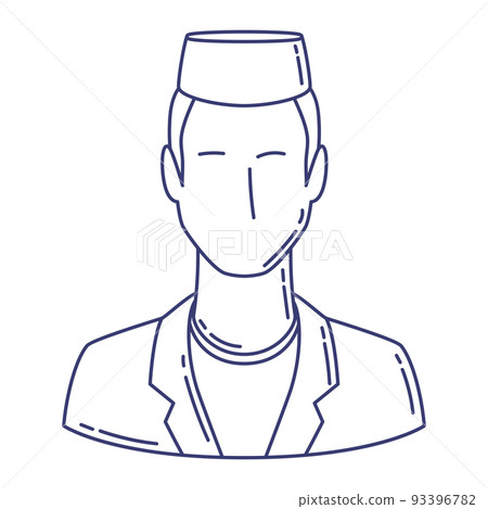 Illustration of doctor. Medical and healthcare avatar. Illustration of doctor. Medical and healthcare avatar. 93396782