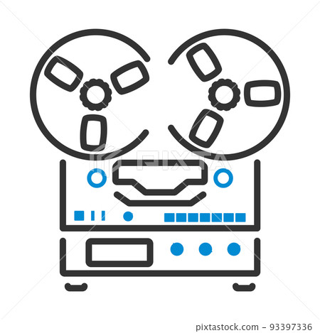 Reel Tape Recorder Icon 93397336