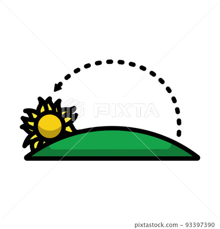 Sunset Icon 93397390