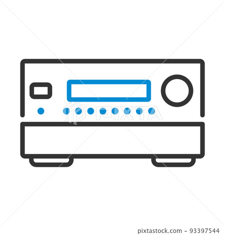 Home Theater Receiver Icon Home Theater Receiver Icon 93397544
