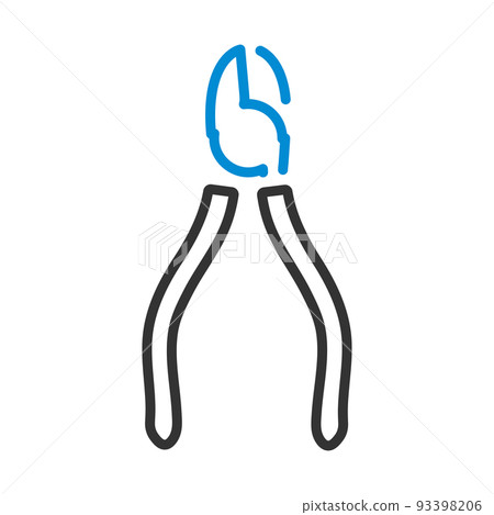 Icon Of Side Cutters Icon Of Side Cutters 93398206