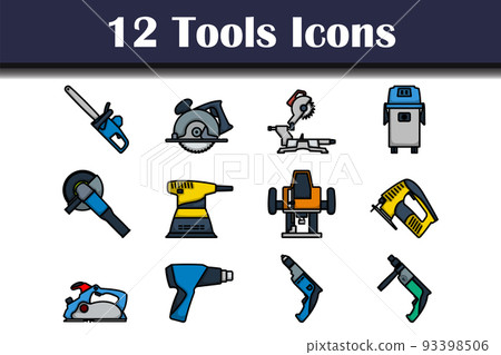 Tools Icon Set 93398506