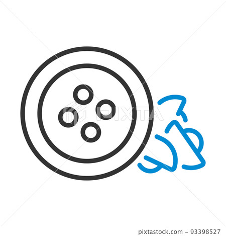 Sewing Buttons Icon 93398527