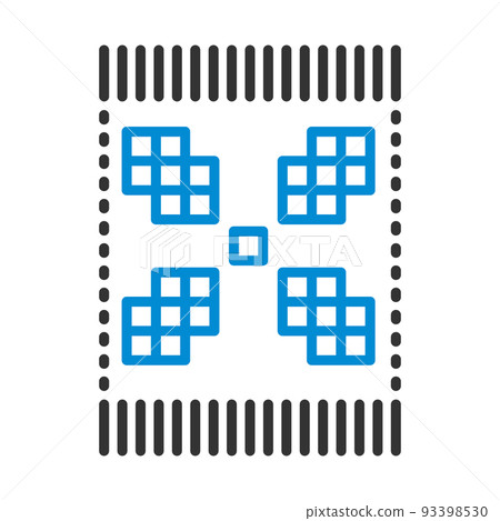 Sewing Ornate Scheme Icon 93398530