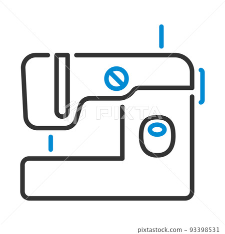 Modern Sewing Machine Icon 93398531