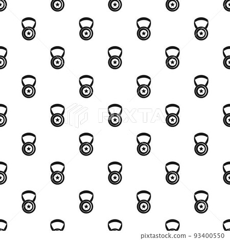 Medal pattern vector seamless Medal pattern vector seamless 93400550