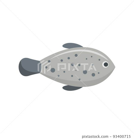 Nature fish icon, flat style Nature fish icon, flat style 93400715