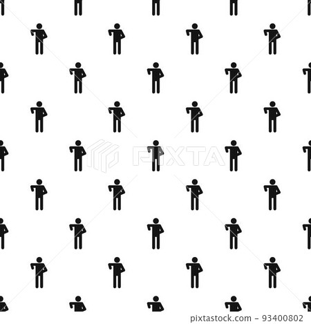 Strong stickman Stock Vector