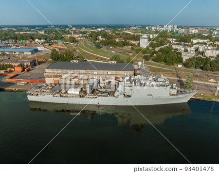Combat ships of NATO countries in the port of Riga Combat ships of NATO countries in the port of Riga 93401478