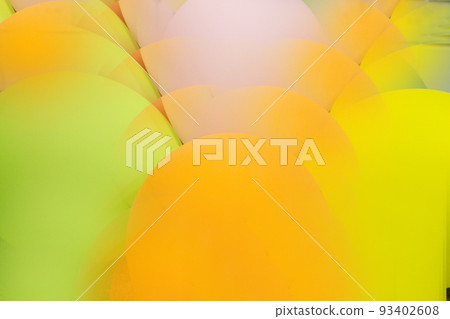 Balloons of colors grouped, green, pink, yellow, orange, pink. Balloons of colors grouped, green, pink, yellow, orange, pink. 93402608