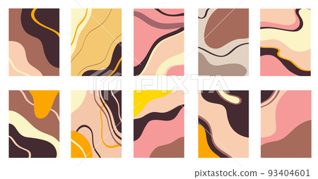Abstract modern templates with nude neutral tones Abstract modern templates with nude neutral tones 93404601