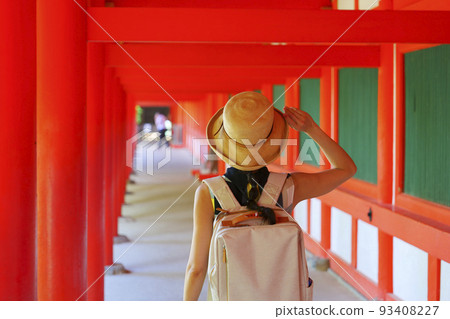 春日大社和遊客奈良日本 春日大社和遊客奈良日本 93408227