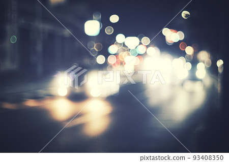 night driving blur landscape 93408350