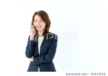 Business smartphone woman Business smartphone woman 93414028