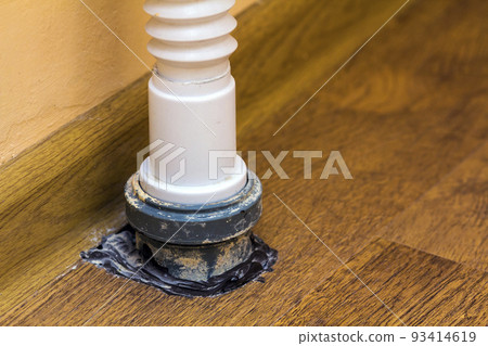 Sewer drain pipe under the kitchen sink 93414619