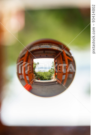 反射在大理石中的紀州東照宮 93414802