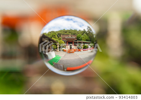 反射在大理石中的紀州東照宮 93414803