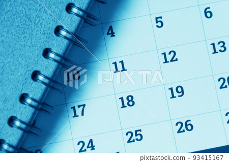 Calendar image photo Calendar image photo 93415167