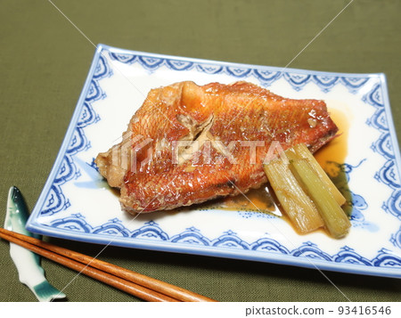 Delicious boiled red fish 93416546