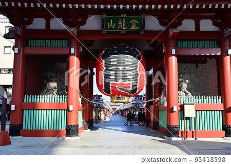 Sensoji Temple gate Sensoji Temple gate 93418598