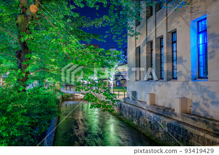 【京都舊城風光】木屋町通高瀨川夜景 93419429