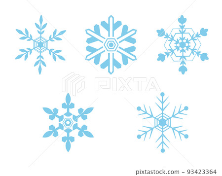 簡單的雪花插圖素材集 簡單的雪花插圖素材集 93423364