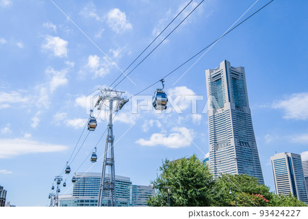 Cityscape of Minato Mirai, Yokohama City, Kanagawa Prefecture 93424227